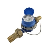 DAE AS130U-50P 1/2" Potable Water Meter,Pulse Output,Measured in Gallon+Coupling 