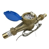 Pulse Output DAE MJ-200R 2" Lead Free Hot Potable Water Meter Couplings 
